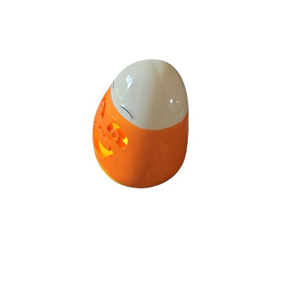 Mr. Halloween Ceramic Candy Corn With Faces Mr. Christmas Light Up Candy Corn - Picture 4 of 15